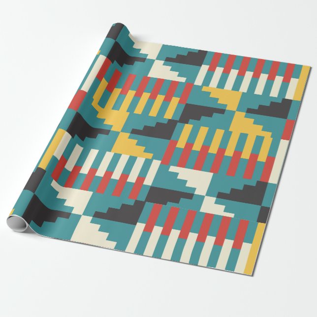 Kente Wrapping Paper (Unrolled)
