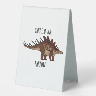 Kentrosaurus cartoon illustration 