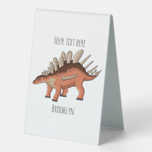 Kentrosaurus cartoon illustration