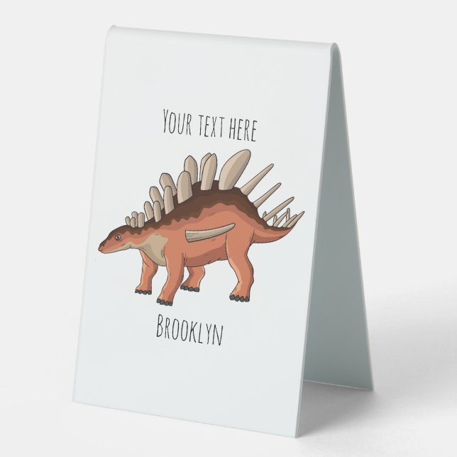 Kentrosaurus cartoon illustration (Front)