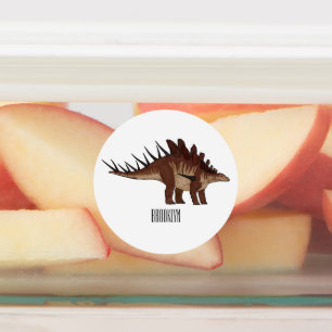 Kentrosaurus cartoon illustration 