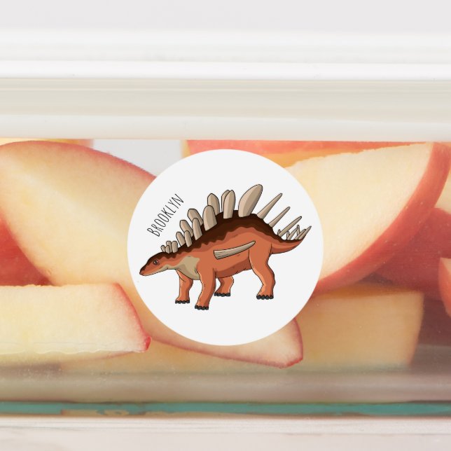 Kentrosaurus cartoon illustration (Affixed)