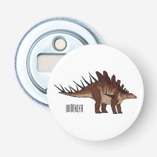 Kentrosaurus cartoon illustration  bottle opener