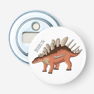 Kentrosaurus cartoon illustration bottle opener