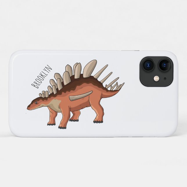 Kentrosaurus cartoon illustration Case-Mate iPhone case (Back (Horizontal))