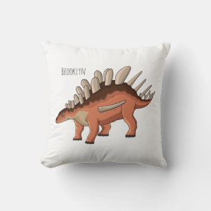 Kentrosaurus cartoon illustration cushion