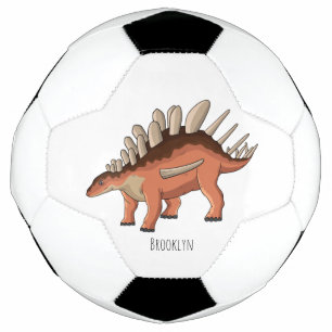 Kentrosaurus cartoon illustration football