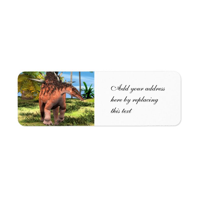 Kentrosaurus Dinosaur Jungle Prehistoric Art (Front)