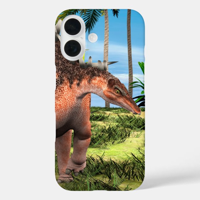 Kentrosaurus Dinosaur Jungle Prehistoric Art Case-Mate iPhone Case (Back)