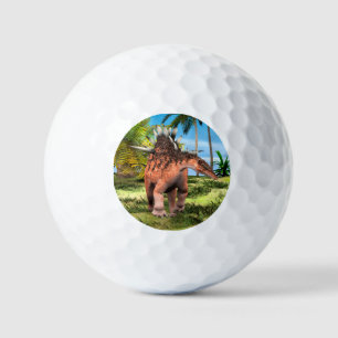 Kentrosaurus Dinosaur Jungle Prehistoric Art Golf Balls