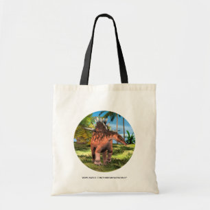 Kentrosaurus Dinosaur Jungle Prehistoric Art Tote Bag