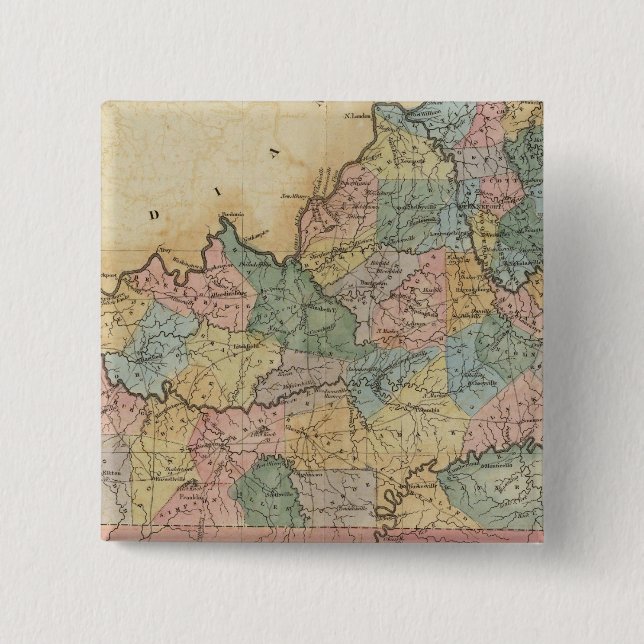 Kentucky 11 15 cm square badge (Front)