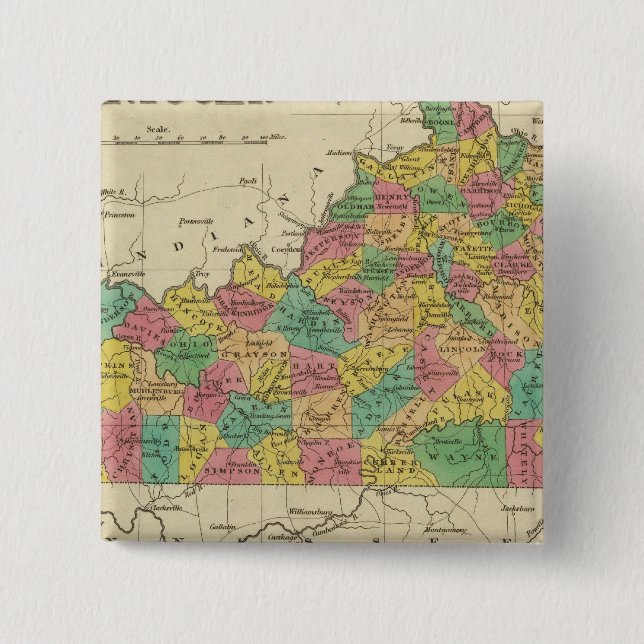 Kentucky 6 15 cm square badge (Front)