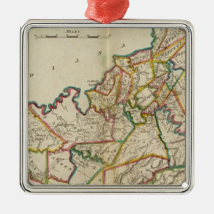 Kentucky 6 metal tree decoration