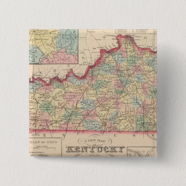 Kentucky 7 15 cm square badge (Front)