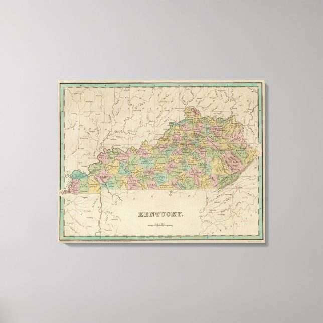 Kentucky 8 canvas print (Front)