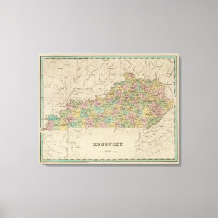Kentucky 8 canvas print