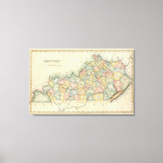 Kentucky 9 canvas print (Front)