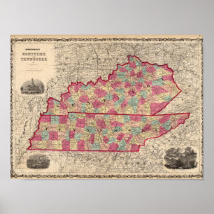 Kentucky and Tennessee 3 Poster