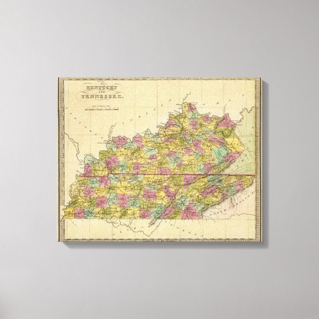Kentucky And Tennessee Canvas Print (Front)
