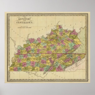 Kentucky And Tennessee Poster
