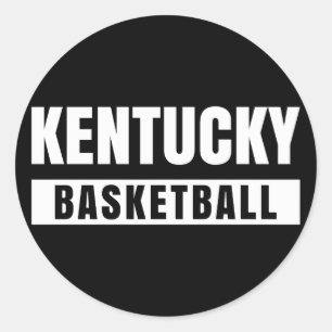 Kentucky Basketball Classic Round Sticker