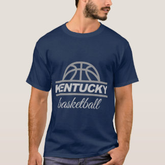 Kentucky Basketball Grey on Black T-Shirt