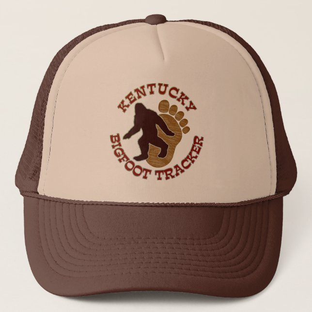 Kentucky Bigfoot Tracker Trucker Hat (Front)