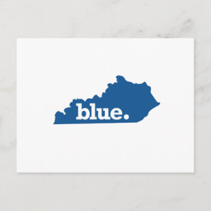 KENTUCKY BLUE STATE POSTCARD