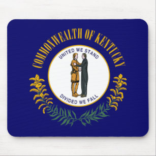 Kentucky Bluegrass Commonwealth State Flag Mouse Mat