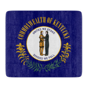 Kentucky: Bluegrass Commonwealth US State Flag Cutting Board