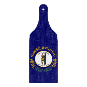 Kentucky: Bluegrass Commonwealth US State Flag Cutting Board