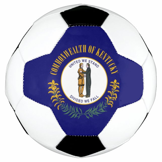 Kentucky: Bluegrass Commonwealth US State Flag Football (Front)