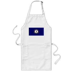 Kentucky: Bluegrass Commonwealth US State Flag Long Apron
