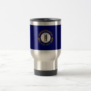 Kentucky: Bluegrass Commonwealth US State Flag Travel Mug