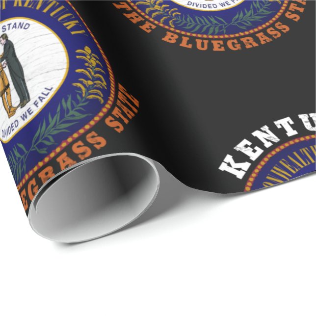 KENTUCKY BLUEGRASS STATE FLAG WRAPPING PAPER (Roll Corner)