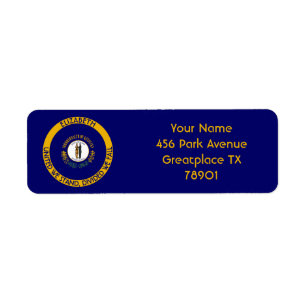 Kentucky Bluegrass State Personalised Flag Return