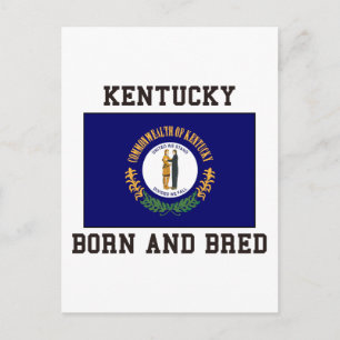 Kentucky Born Postcard