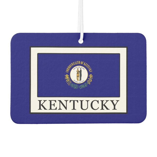 Kentucky Car Air Freshener (Front)