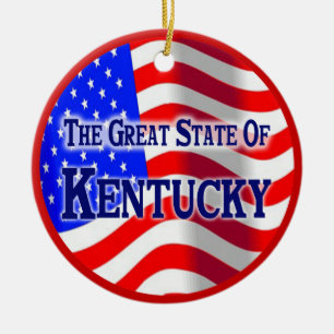 Kentucky Ceramic Tree Decoration
