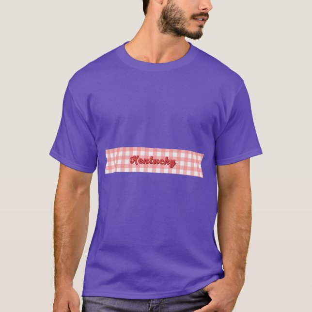 Kentucky Chequered Label Active T-Shirt (Front)