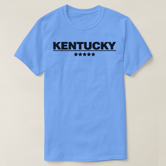 Kentucky City Text BW TShirt (Design Front)