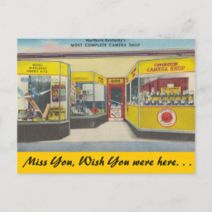 Kentucky, Covington Camera Shop Postcard