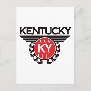 Kentucky Crest Design Postcard