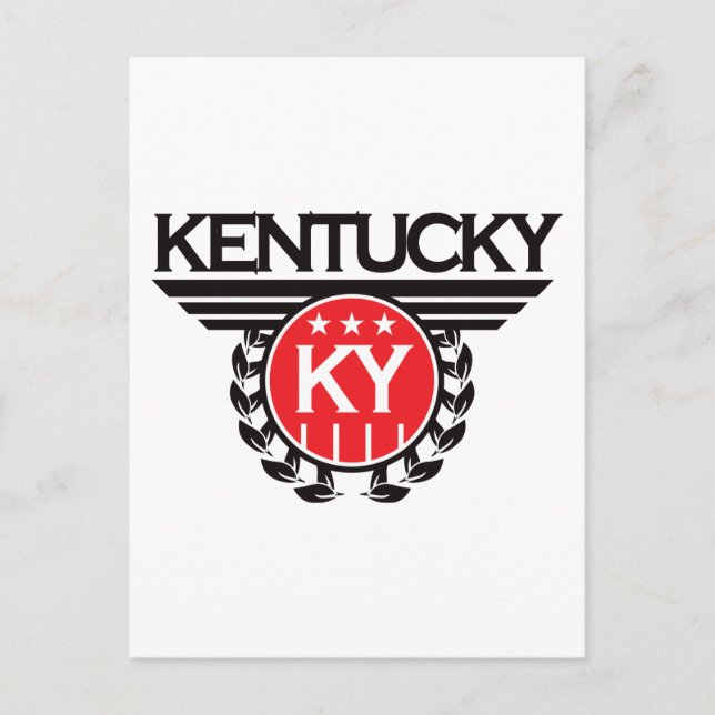 Kentucky Crest Design Postcard (Front)