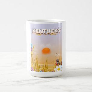 Kentucky Cute Farm travel poster Coffee Mug