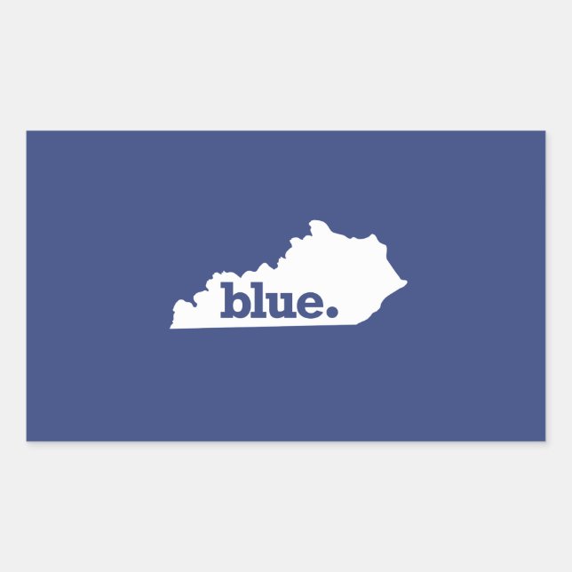 Kentucky Democrat Rectangular Sticker (Front)