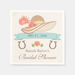 Kentucky Derby Bridal Shower Napkin