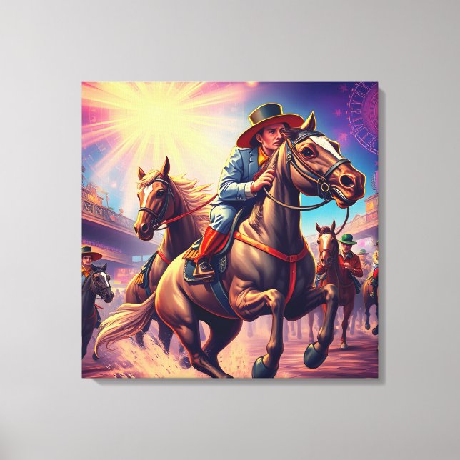 Kentucky Derby  Canvas Print (Front)