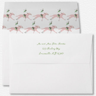 Kentucky Derby Horse Jockey Envelope